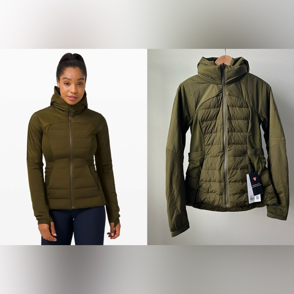 Lululemon Down For It All Jacket
Moss Green